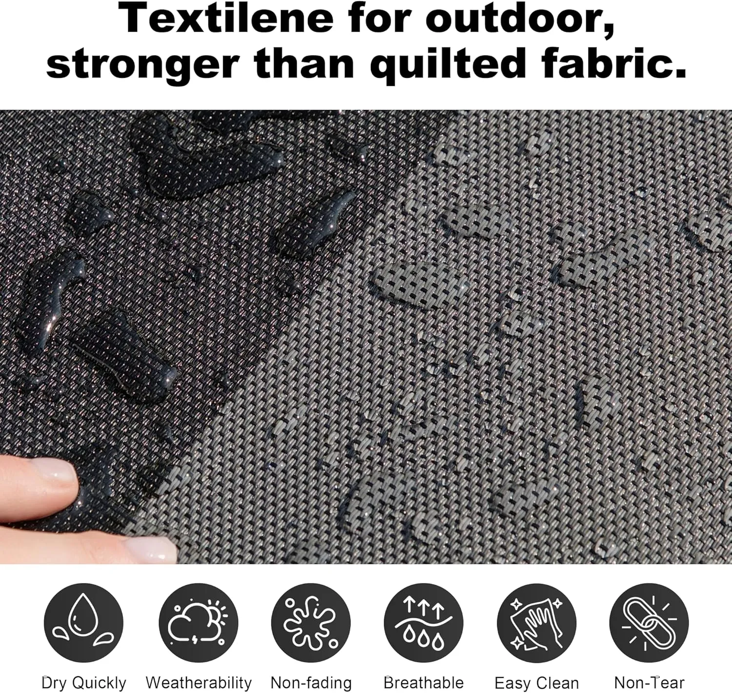 Only Textilene Hammocks for Outdoor (Volcano Grey)