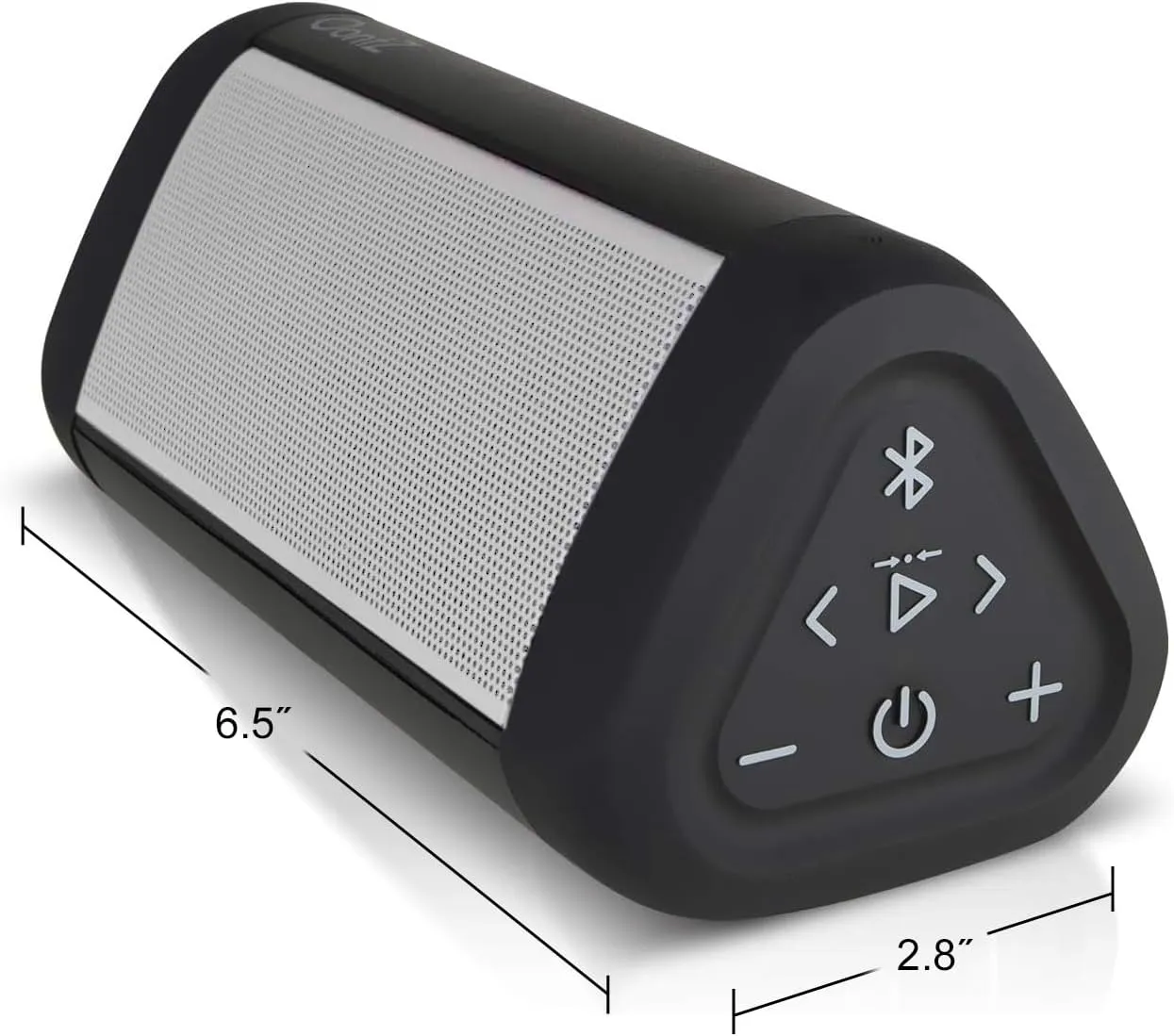 OontZ Ultra Portable Wireless Bluetooth Speaker, 2-Pack, 14 Watts, Up to 100 ft Range, IPX7 Waterproof (White-Dual)