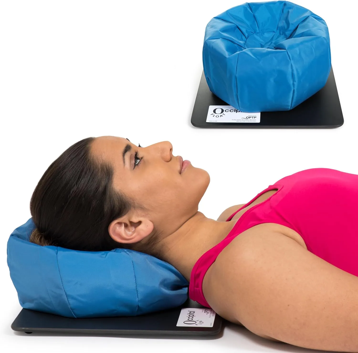 OPTP Occipital Float: Lightweight, Portable Device for Range-of-Motion Exercises and Post-Cervical Whiplash - Cervical Neck Support and Neck Tension Reliever