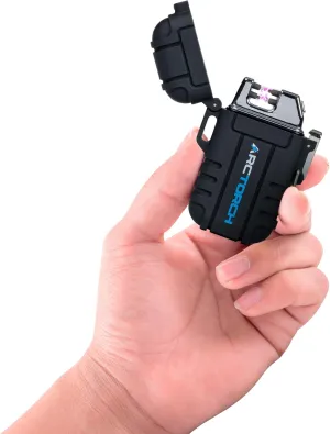 Original Defense ArcTorch Electric Lighter - Windproof, Waterproof, Flameless, Rechargeable Plasma Lighter with USB Charging