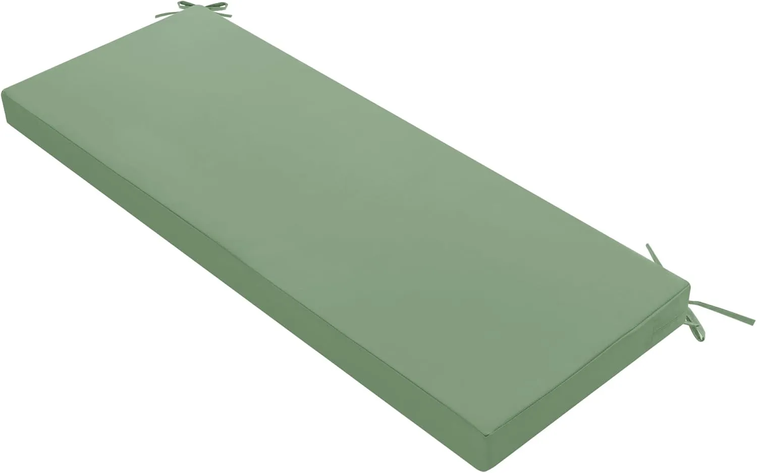 Outdoor Bench Cushion: Waterproof and Fade Resistant Patio Furniture Cushions - Non-slip Bench Pad Cushion with Removable Cover for Garden Swing Porch Sofa Settee, 48 x 18 x 3 Inch, Sage Green