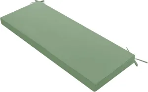 Outdoor Bench Cushion: Waterproof and Fade Resistant Patio Furniture Cushions - Non-slip Bench Pad Cushion with Removable Cover for Garden Swing Porch Sofa Settee, 48 x 18 x 3 Inch, Sage Green