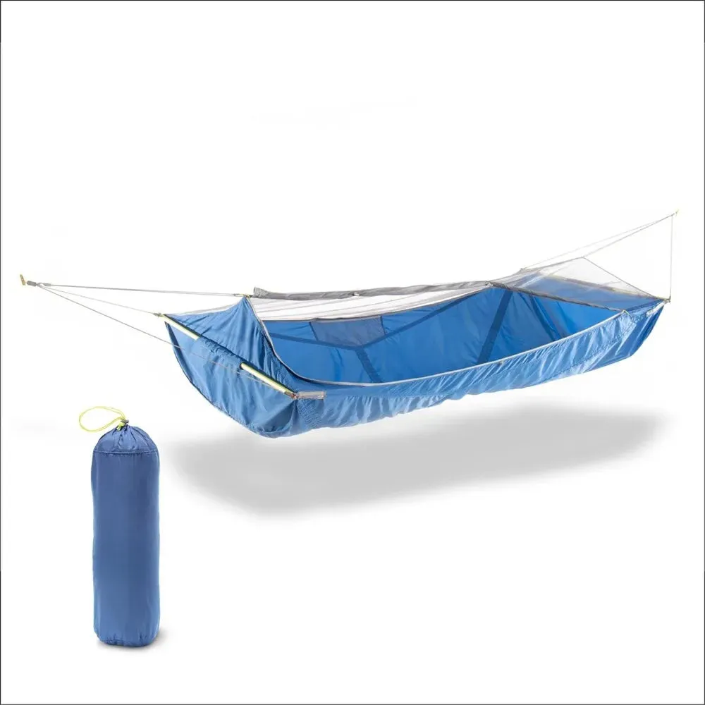 Outdoor hammock, portable - integrated insect net - suitable for camping, hiking, backpacking, holidays or beaches, hammock