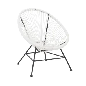 Outdoor White Single Chair- Local Pick Up