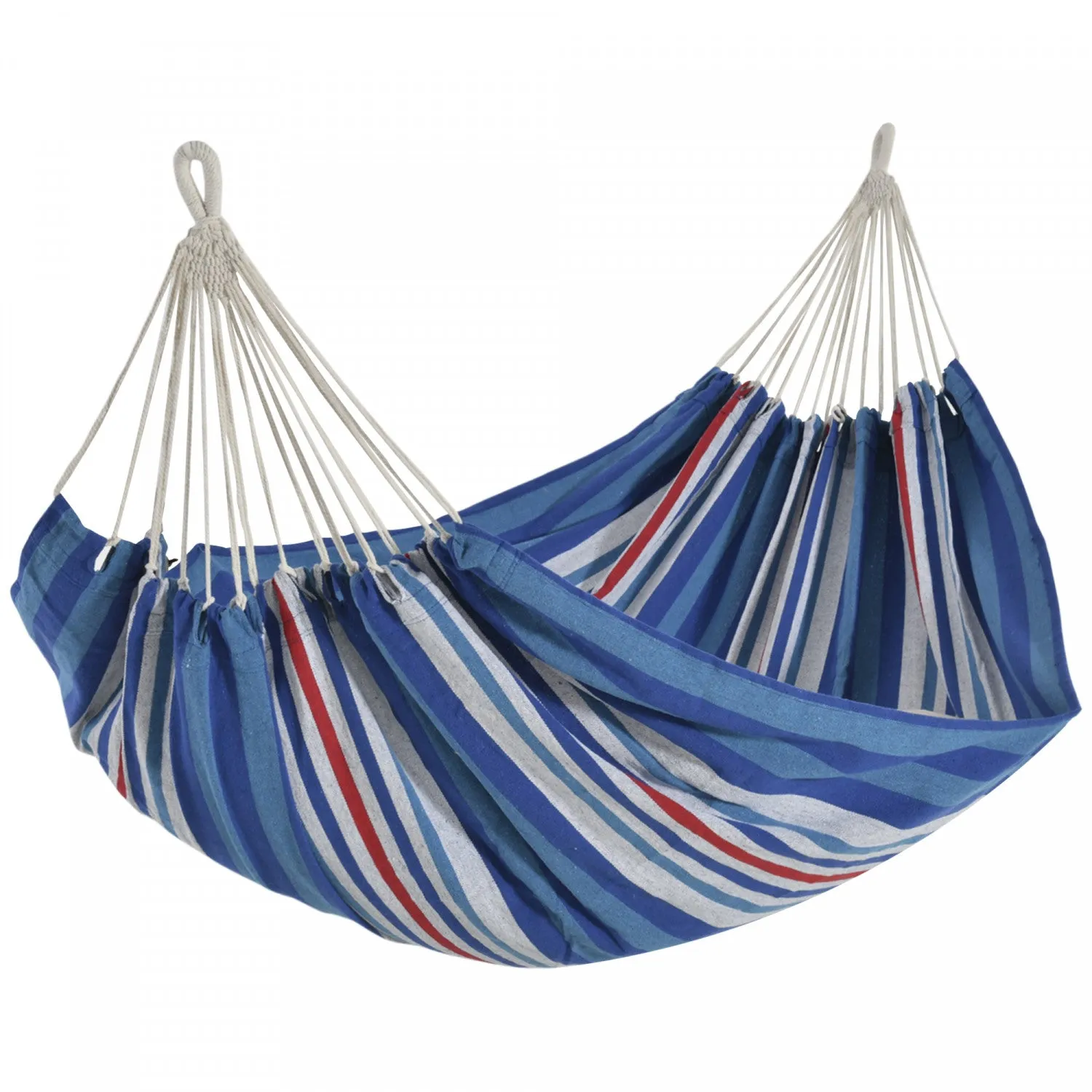 Outsunny 79"x40" Outdoor Hammock Bed Swing Chair, Patio Lounge Garden Camping Hiking Travel Hammock |Outsunny 83"x59" Double Hamac Lit Chaise Longue Salon Jardin Camping Randonnee Meubles, Bleu