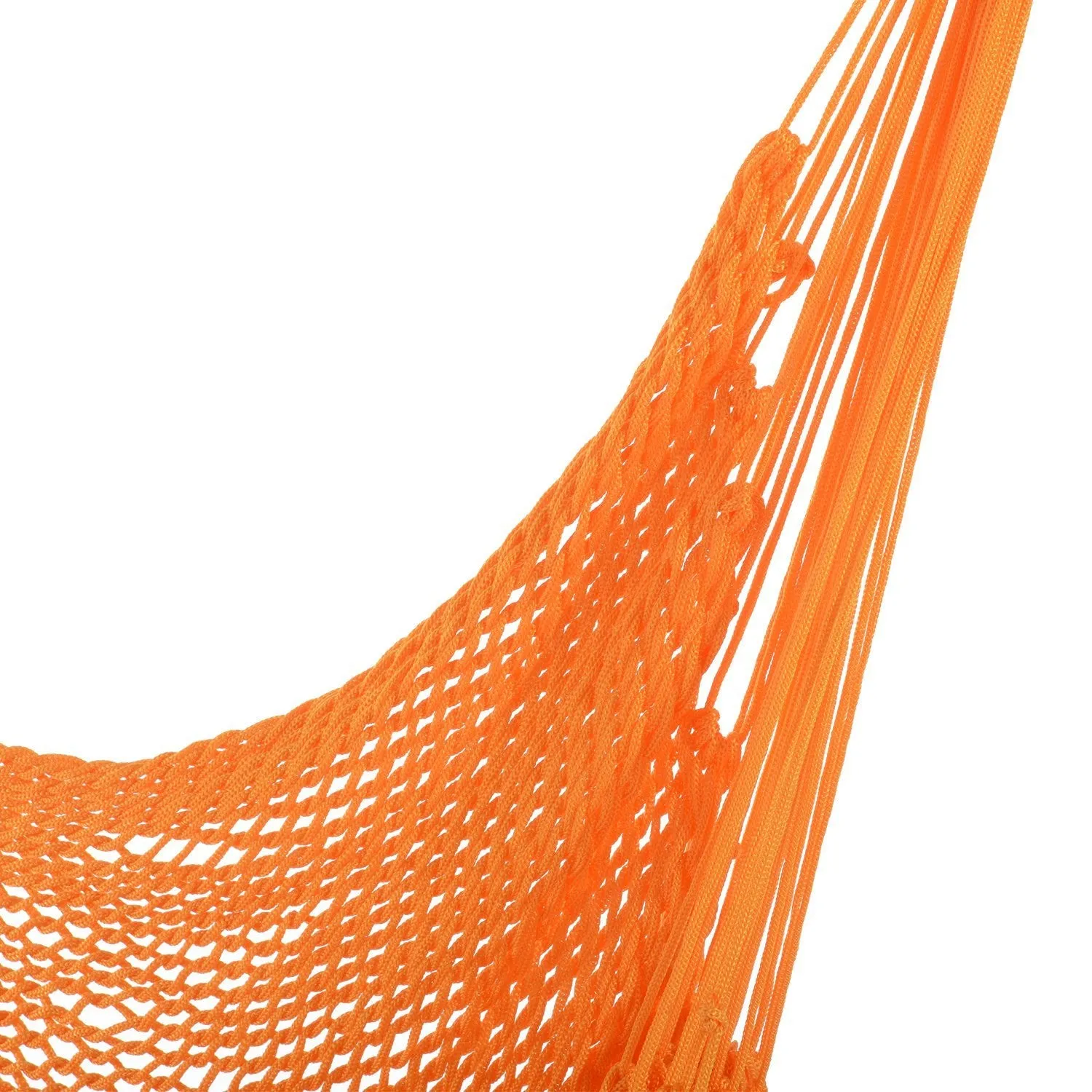 Outsunny Portable Hammock Chair, Hanging Woven Hammock Swing Chair Sleeping Bed For Outdoor Garden Y|Outsunny Portable Suspendu Tisse Hamac Siege Corde Balancoire Chaise Lit De Couchage Pour Exterieur