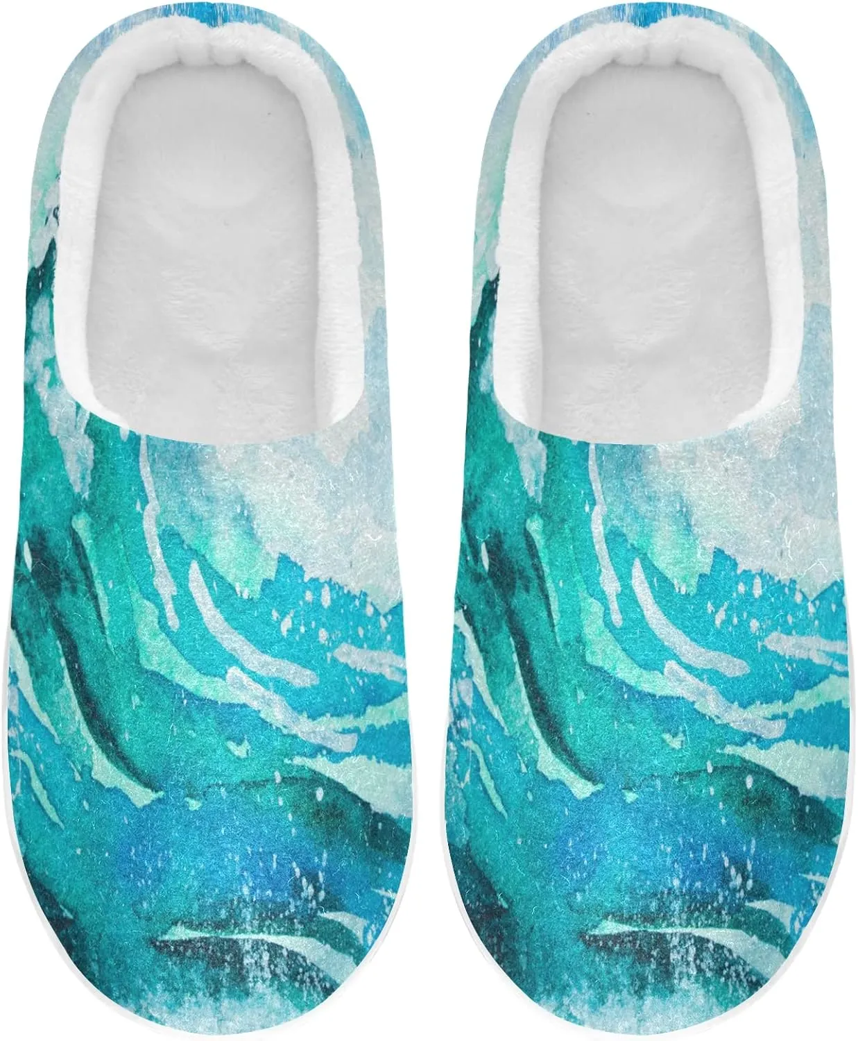 Oyihfvs Unisex Memory Foam Warm Slippers Comfort Soft Casual Shoes for Indoor Outdoor S-XXXL