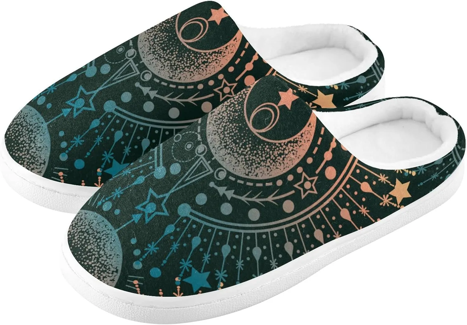 Oyihfvs Unisex Memory Foam Warm Slippers Comfort Soft Casual Shoes for Indoor Outdoor S-XXXL