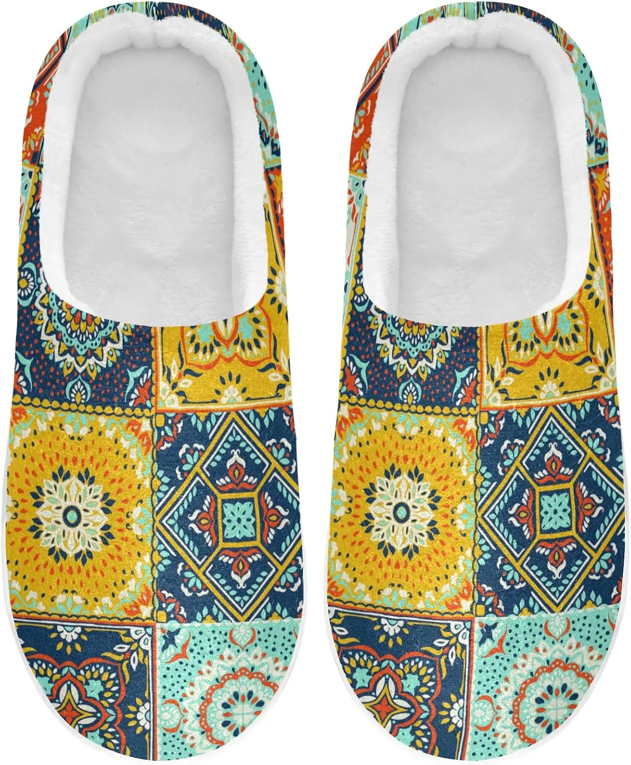Oyihfvs Unisex Memory Foam Warm Slippers Comfort Soft Casual Shoes for Indoor Outdoor S-XXXL