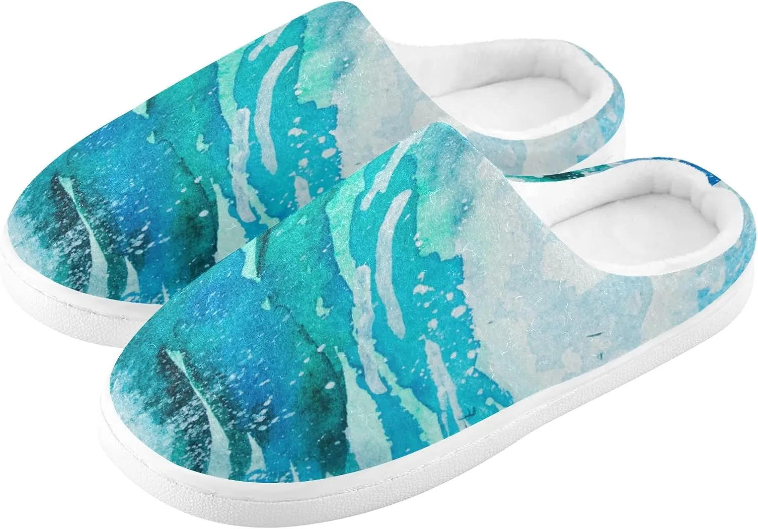 Oyihfvs Unisex Memory Foam Warm Slippers Comfort Soft Casual Shoes for Indoor Outdoor S-XXXL