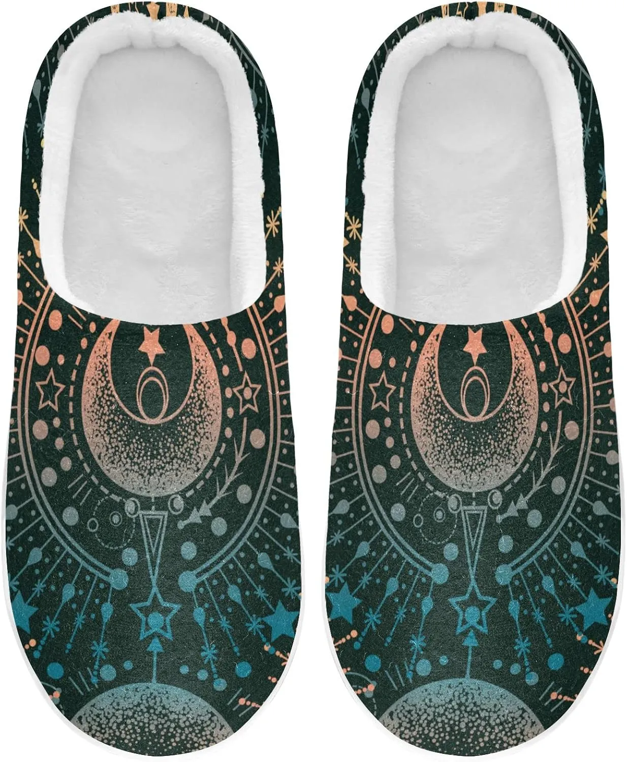 Oyihfvs Unisex Memory Foam Warm Slippers Comfort Soft Casual Shoes for Indoor Outdoor S-XXXL