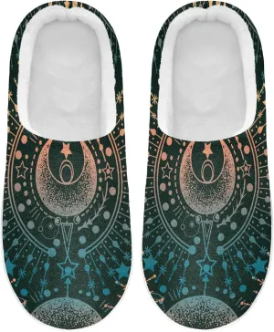 Oyihfvs Unisex Memory Foam Warm Slippers Comfort Soft Casual Shoes for Indoor Outdoor S-XXXL