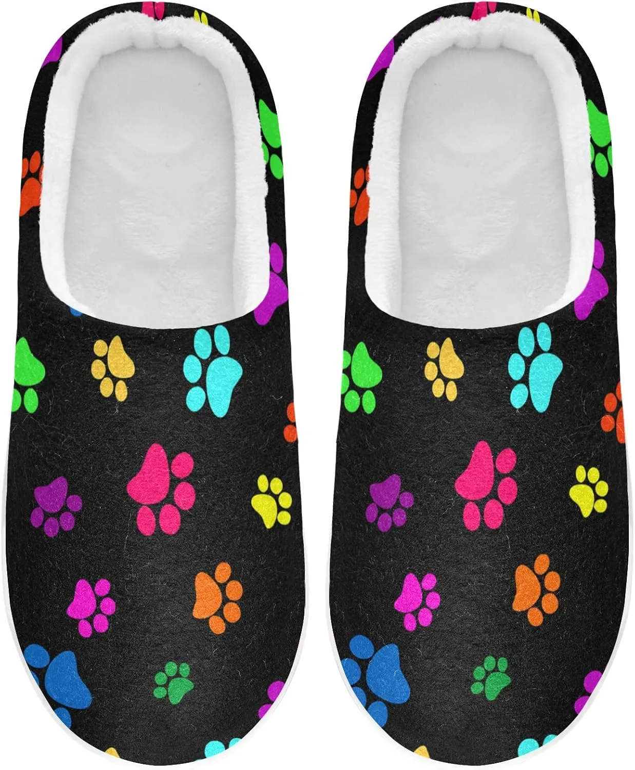 Oyihfvs Unisex Memory Foam Warm Slippers Comfort Soft Casual Shoes for Indoor Outdoor S-XXXL