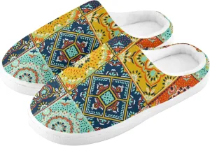 Oyihfvs Unisex Memory Foam Warm Slippers Comfort Soft Casual Shoes for Indoor Outdoor S-XXXL
