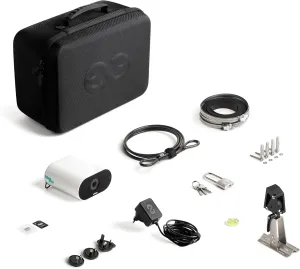 Pack Tikee Mini with Soft case - 12MP 4K Autonomous Timelapse Smart Camera, 120° Wide Angle, 4G/LTE WiFi, Remote Monitoring, IP66, Ideal for Renovation, Indoor & Outdoor, Waterproof Connector