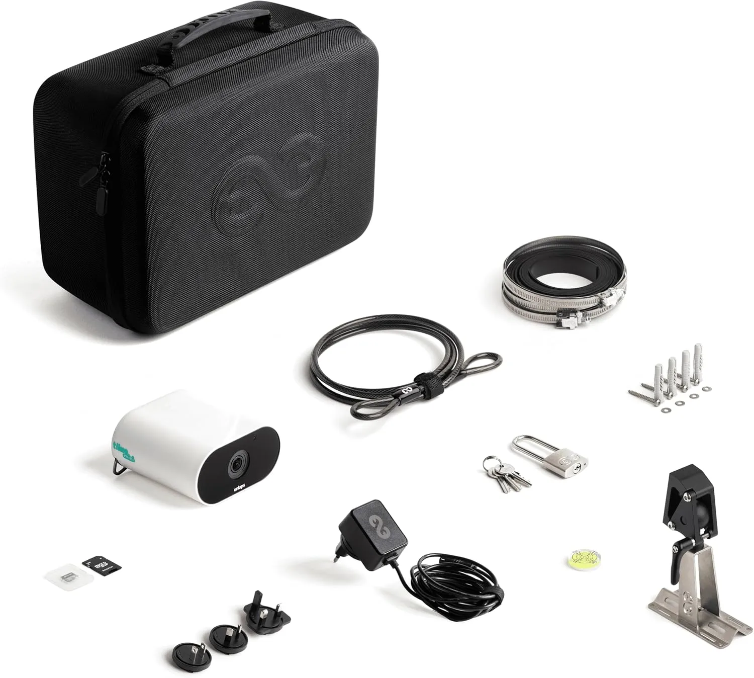 Pack Tikee Mini with Soft case - 12MP 4K Autonomous Timelapse Smart Camera, 120° Wide Angle, 4G/LTE WiFi, Remote Monitoring, IP66, Ideal for Renovation, Indoor & Outdoor, Waterproof Connector