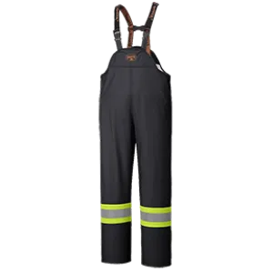 Pant Bib FR Hi-Vis PU Stretch Black 5895BK