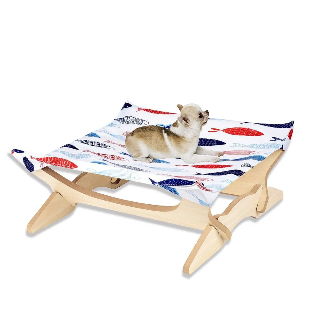 Pet Wooden Cat Hammock Cat Hanging Basket Cat Four Seasons Multi color Hanging Nest Cat Hammock Cat Bed