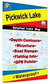 Pickwick Lake Alabama HotSpots Fishing Map