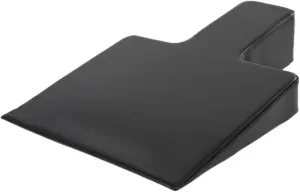 Pilates Edge, Large Upholstered Wedge for Pilates Refromer, Build Strength and Stability, Pilates Equipment for Home and Studio Use,Black
