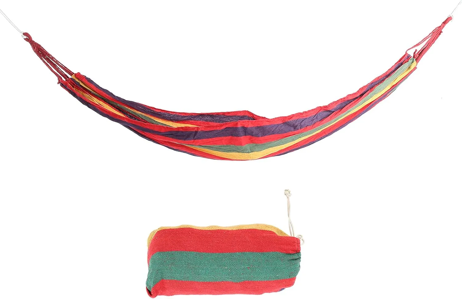 Pilipane Hammock, Portable Camping Hammock, High Strength Indoor Outdoor Travel, Lightweight Hammocks for Outdoor Camping, Garden and Beach(red)