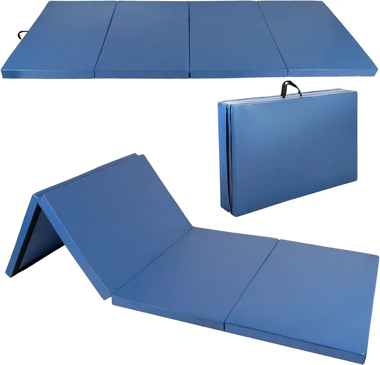 Polar Aurora 4'x10'x2 Thick Folding Gymnastics Exercise Mat Aerobics Stretching Yoga Mats