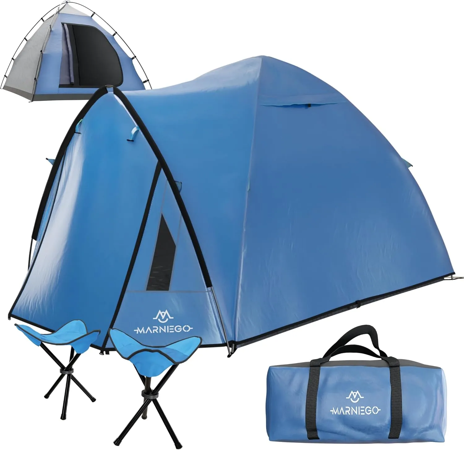 Pop Up Tent for Camping & Hiking - Ultralight 1-2 Person Tent, Backpacking & Bivy Style