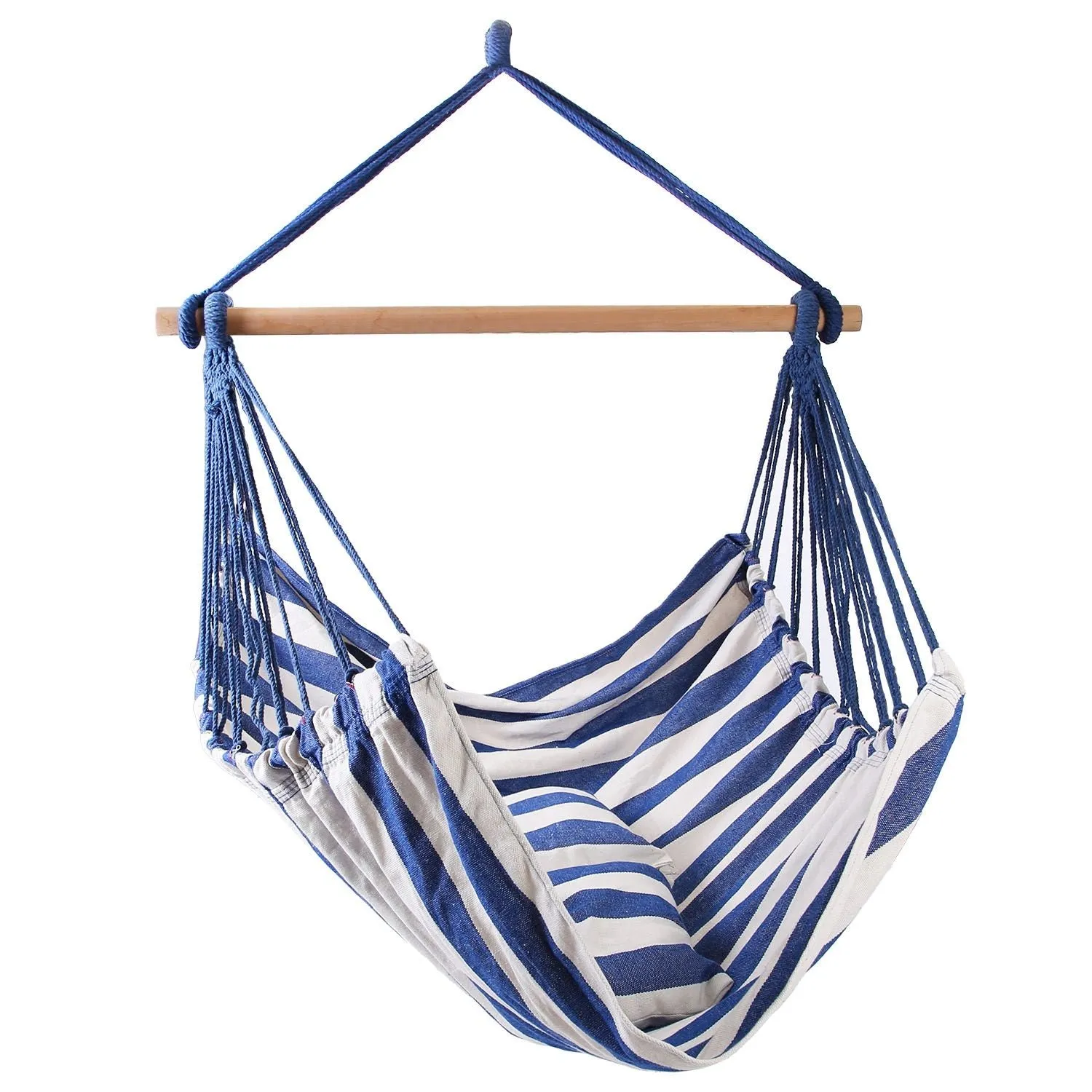Porch Swing Chair Patio Crowd-pleaser Seat Rope Portable Hammock Camping Canvas Discount coupons Hanging Seat
