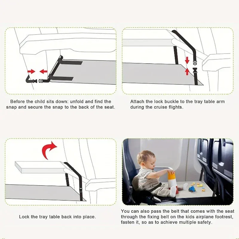 Portable Airplane Foot Hammock: Toddler Seat Extender for Kids