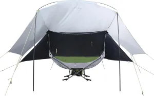 Portable Hammock with Stand, World's Best Mock ONE® Hammock Samsara Set, Compact Folding Framed Hammock with Mosquito Net and Tarp for Hiking, Camping, Backpacking, Travel, Backyard, Beaches-Green