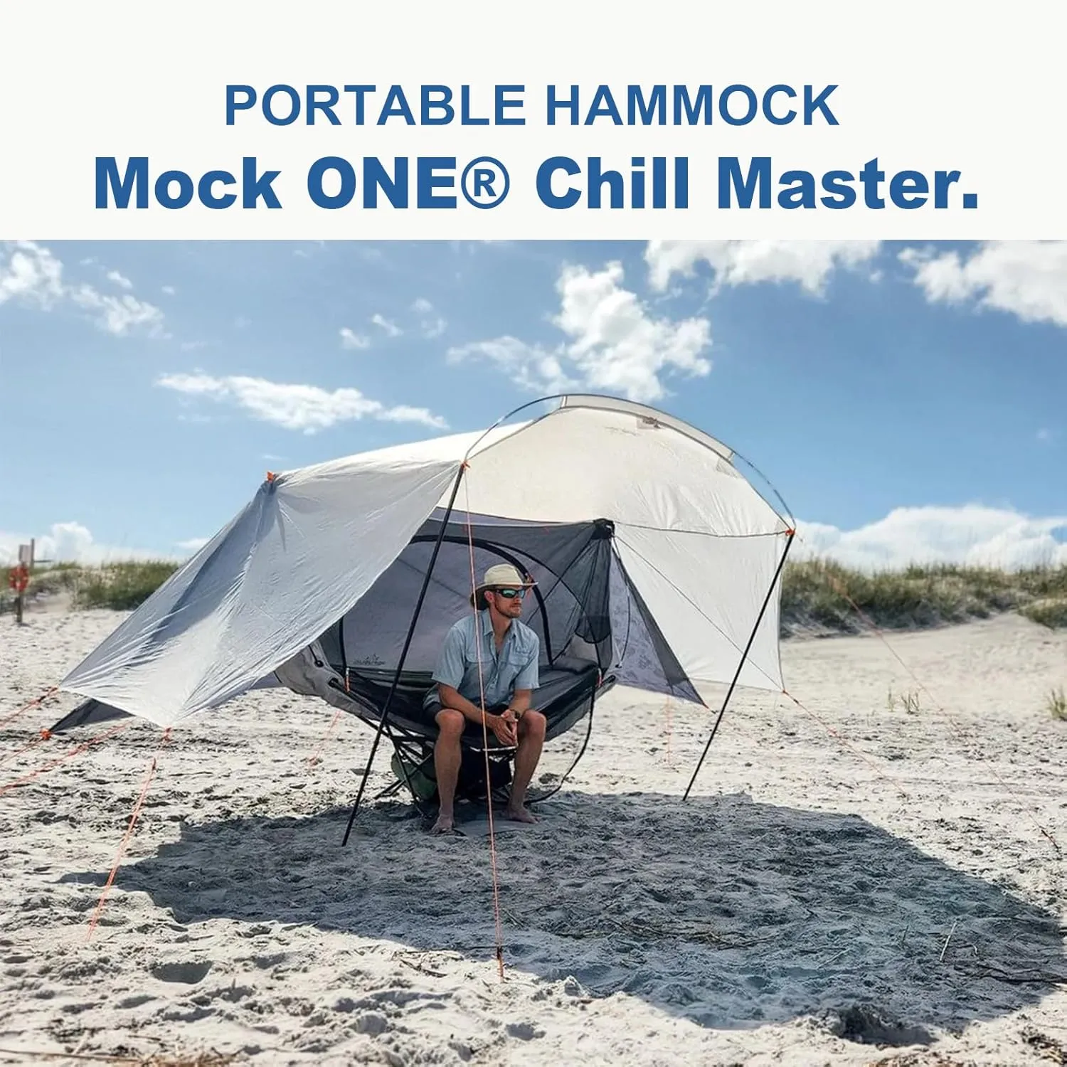 Portable Hammock with Stand, World's Best Mock ONE® Hammock Samsara Set, Compact Folding Framed Hammock with Mosquito Net and Tarp for Hiking, Camping, Backpacking, Travel, Backyard, Beaches-Green