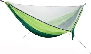 Portable Hammocks, Camping Hammock with Mosquito Net,Travel Lightweight Hammocks with Tree Straps and Solid Carabiners, Hold Up to 660lbs (Green)