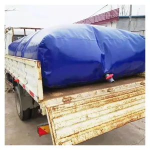 Portable Water Tank - Large Capacity Water Storage Bladder for Agricultural and Outdoor Use(9000L/2377gallon/4.5x2x1 M)