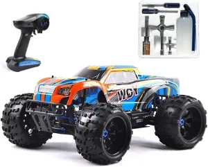 Powered Car 1/8 RC Truck Hobby Grade Racing Car for Adult 20.5IN 26CXP Engine RC Rock Crawler Remote Control Buggy Drive 4WD 90KM/H Metal Chassis Gas 125CC