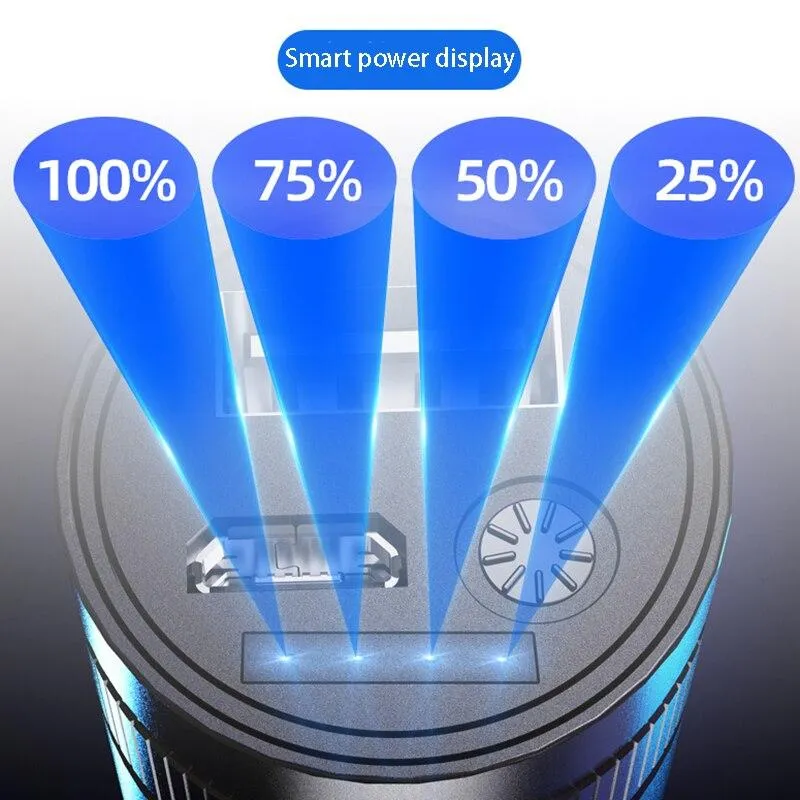 Powerful Flashlight P60 High Power Rechargeable LED 2400mAh USB Tactical Lamp Camping Lantern 18650 Battery Search Fishing Torch