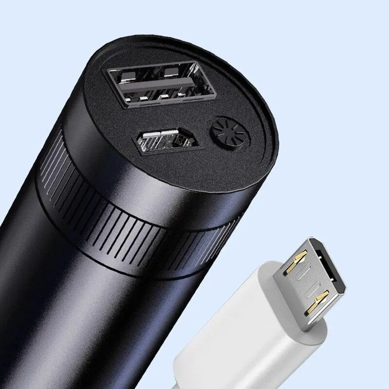 Powerful Flashlight P60 High Power Rechargeable LED 2400mAh USB Tactical Lamp Camping Lantern 18650 Battery Search Fishing Torch