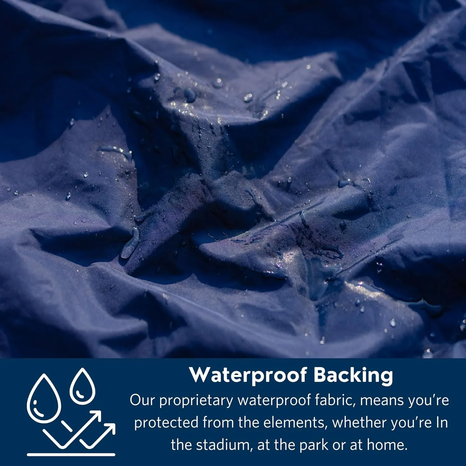 Pretty Rugged Marine Faux Mink Luxe Customizable Long Lap Blanket, Waterproof and Reversible, Machine Washable Fuzzy ThrowMarine