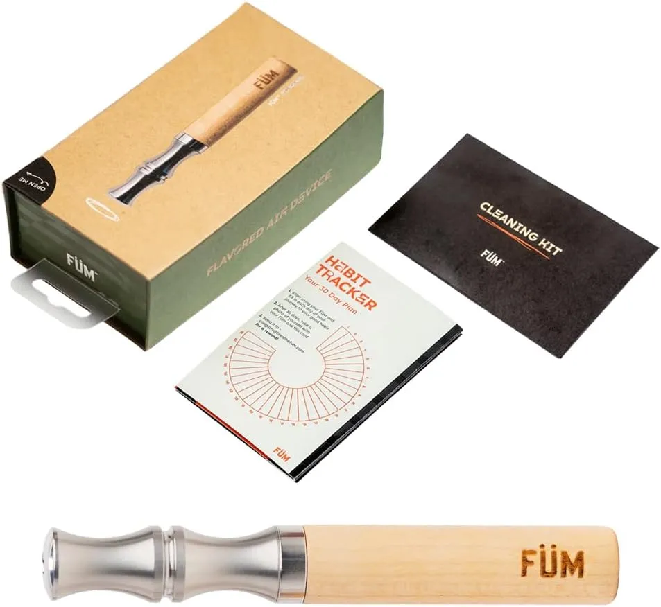 Prominent Flavored Air Device | Naturally Switch from Bad Habits | Maple Barrel and Stainless Steel Mouthpiece