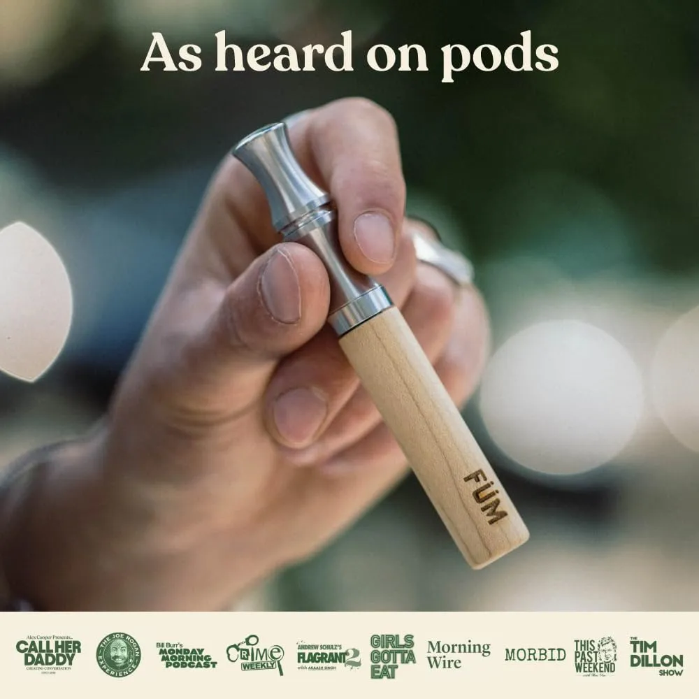 Prominent Flavored Air Device | Naturally Switch from Bad Habits | Maple Barrel and Stainless Steel Mouthpiece