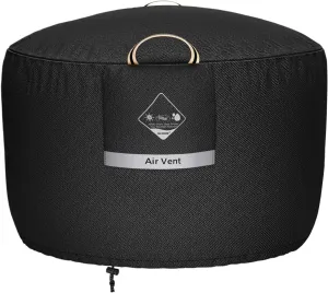 QH.HOME Fire Pit Cover Round Super Waterproof, 36" D X 24" H Outdoor Firepit Cover 600D Strong Tear Resistant, Premium Fading Resistant for Fire Pit