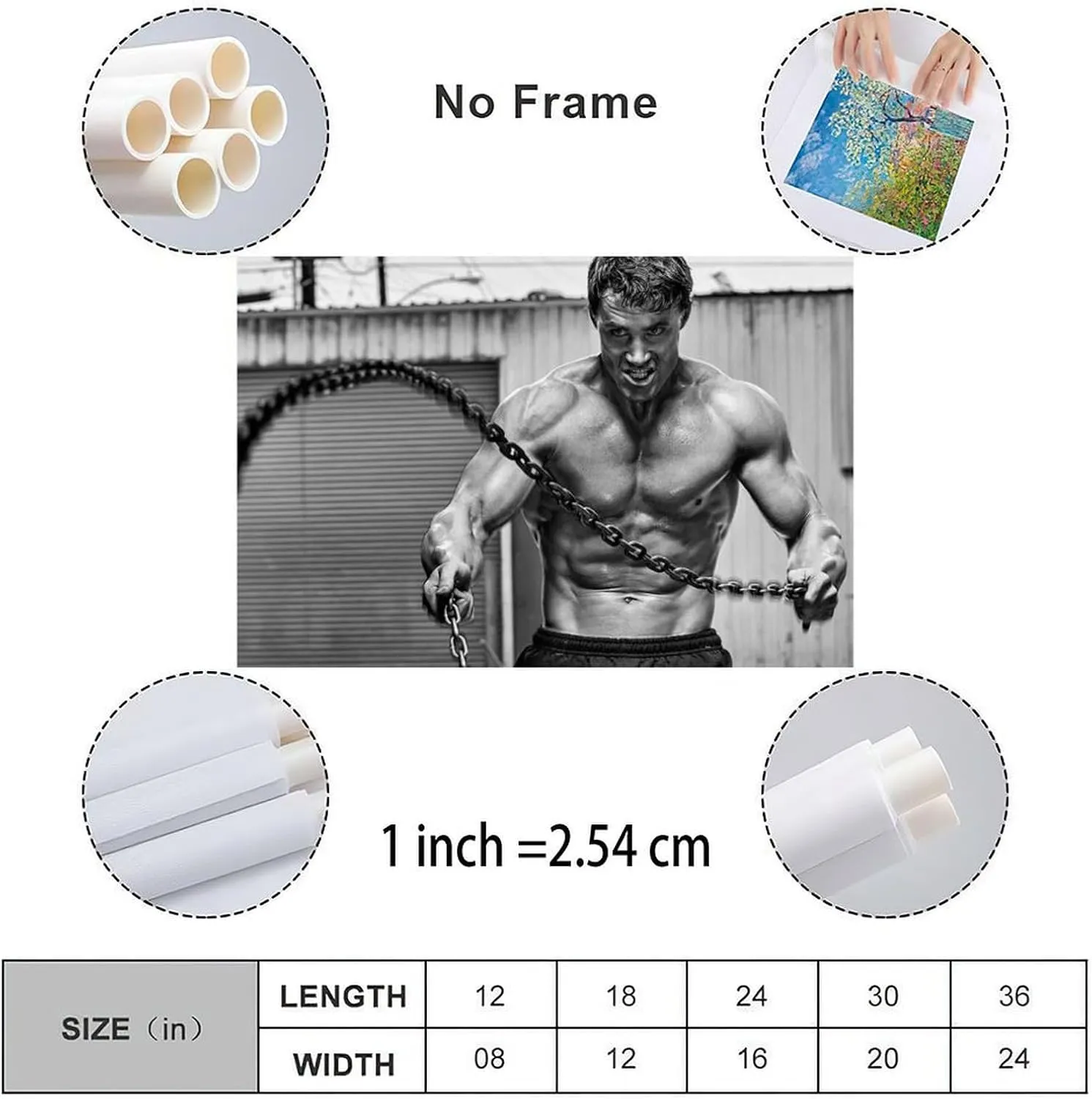 QNBHYAA Muscle Man Greg Plitt Mr. Health Poster Retro Famous Actor Quotes Poster (1) Canvas Painting Wall Art Poster for Bedroom Living Room Decor 12x08inch(30x20cm)
