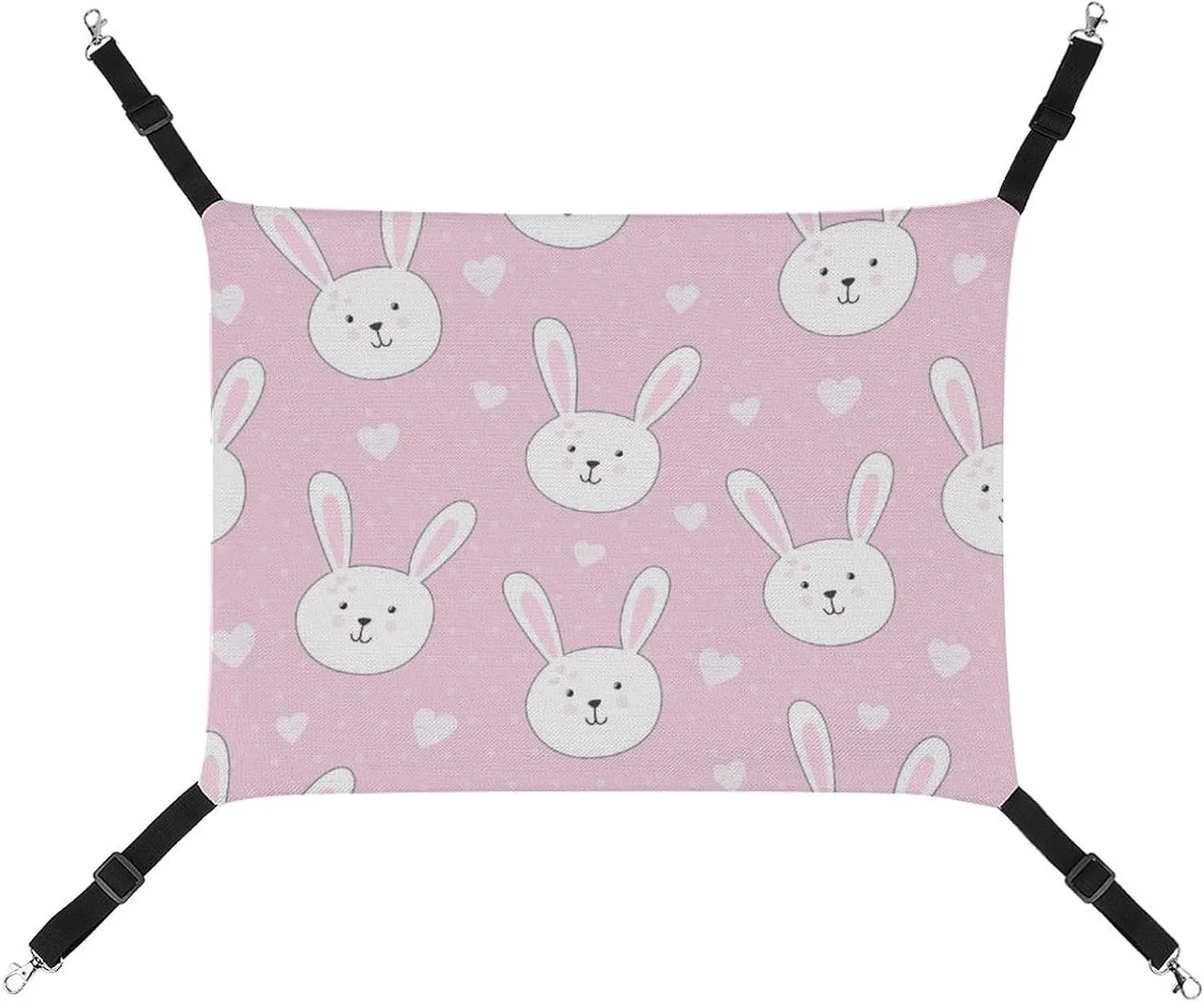 Rabbit Hanging Cat Bed Soft Breathable Pet Hammock for Cage Pet Sleeper for Kitten Ferret Puppy Rabbit