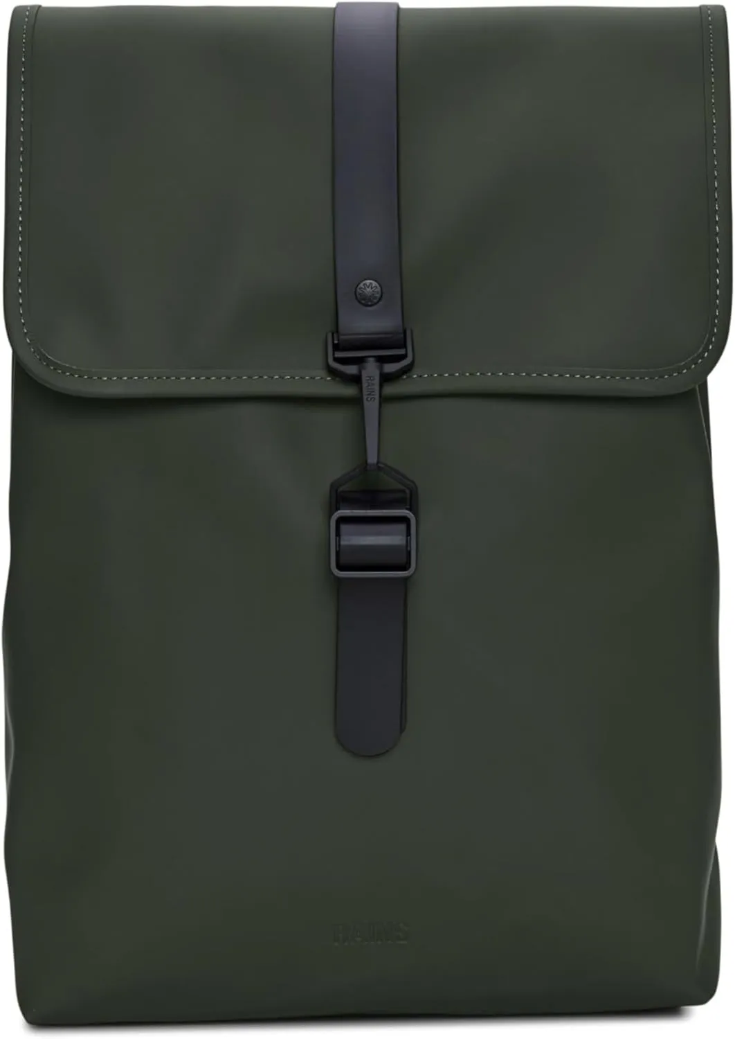 RAINS Rucksack for Men and Women - Waterproof Backpack for Commutes on Bike or Foot (Green)