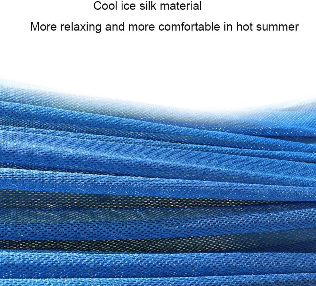 Recreation Mesh Breathable Hammock Outdoor Hammock Rollover Prevention Bedroom Camping Cotton Fabric Canvas Leisure Hanging Chair Gifts for Hikers
