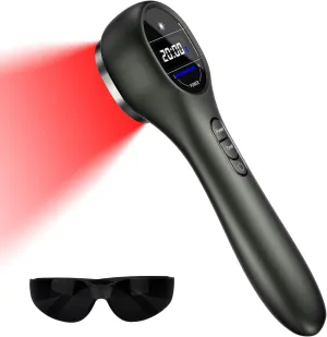 Red Light Therapy Device for Body, Near Infrared Light for Joint Muscle PainReIief with LED Display (3 x 808nm  14 x 650nm)