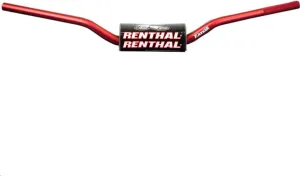 Renthal 839-01-RD Fatbar Hon CRF 2018  / Kaw KX 2021  Red 1 1/8-Inch MX/Enduro Handlebar