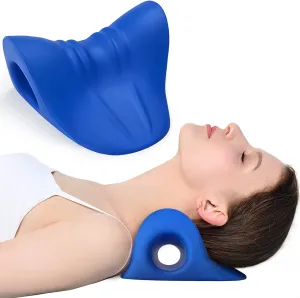 RESTCLOUD Neck and Shoulder Relaxer, Cervical Traction Device for TMJ Pain Relief and Cervical Spine Alignment, Chiropractic Pillow Neck Stretcher