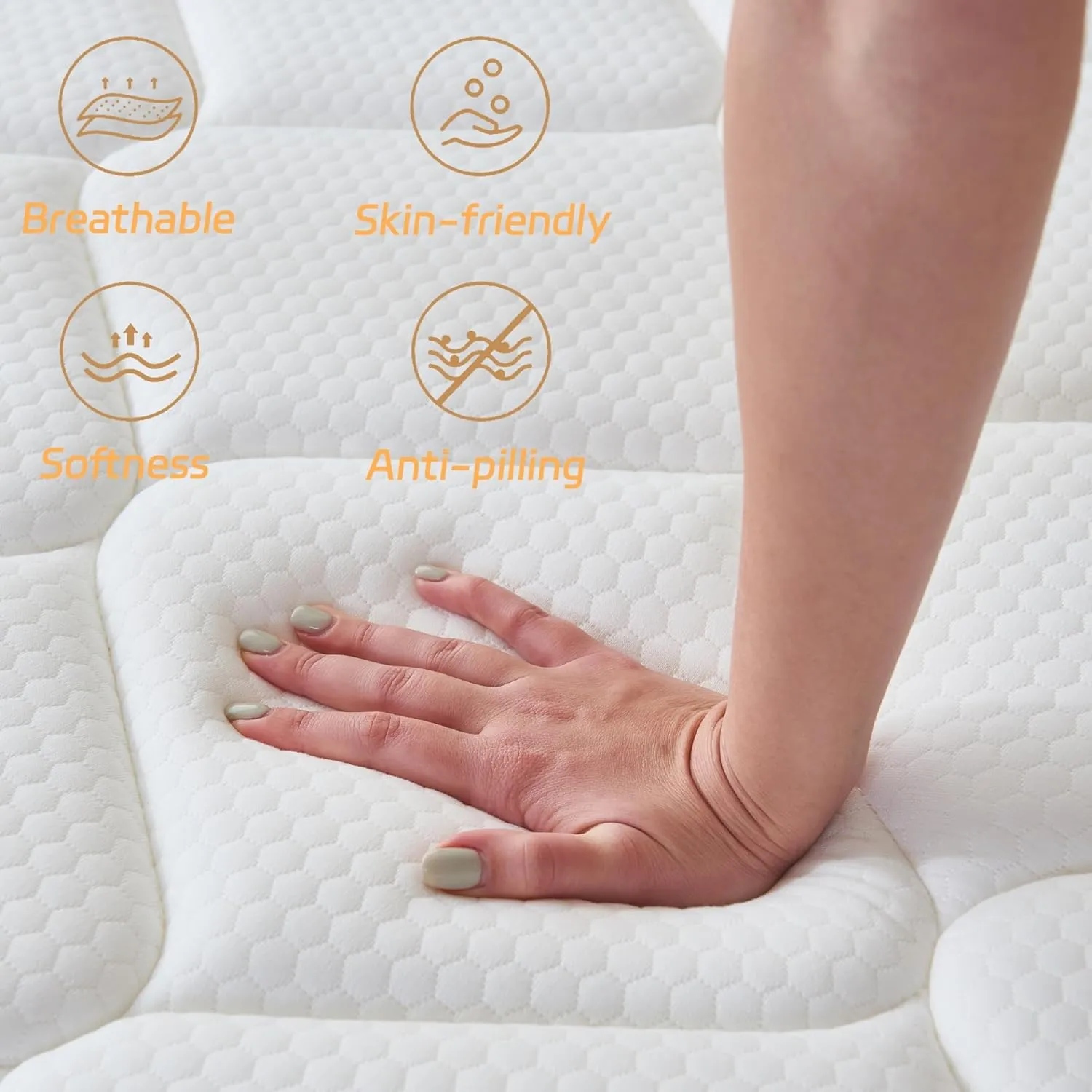 Review Full Mattress, 10 Inch Full Size Mattress in a Box,Memory Foam Hybrid Mattress,with Individual Pocket Spring for Motion Isolation & Silent Sleep, Pressure Relief,Medium Firmness.