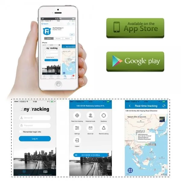 RF-V42 Mini GPS Tracker for Kids Elders GSM Locator for IOS Andriod