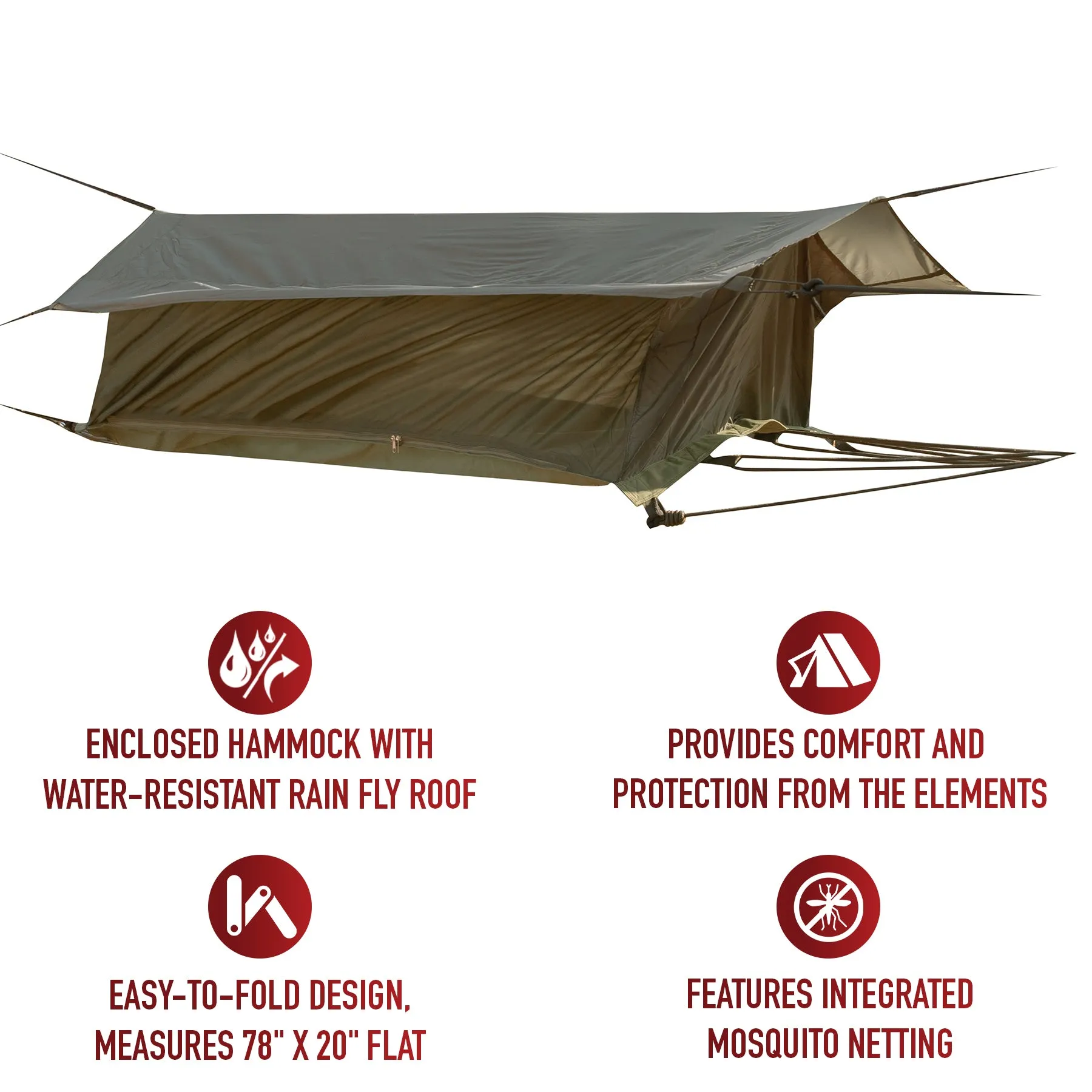 Rothco Efficient returns Jungle Hammock Weather-resistant